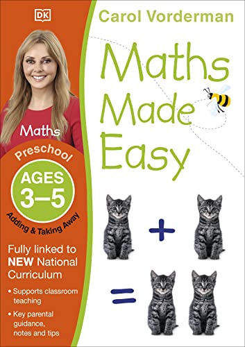 Maths Made Easy: Adding & Taking Away, Ages 3-5 (Preschool): Supports the National Curriculum, Preschool Exercise Book (Made Easy Workbooks)